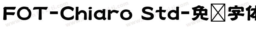 FOT-Chiaro Std字体转换